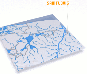 3d view of Saint-Louis