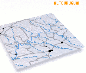 3d view of Alto Uruguai