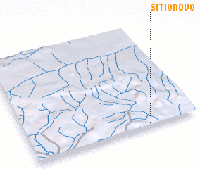 3d view of Sítio Novo