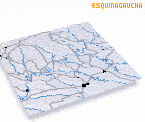 3d view of Esquina Gaúcha