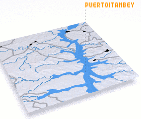 3d view of Puerto Itambey