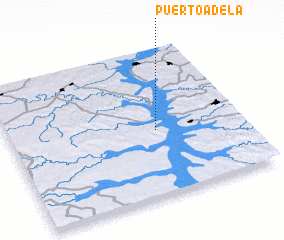 3d view of Puerto Adela