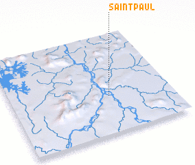 3d view of Saint-Paul