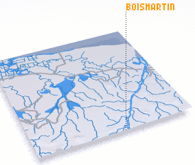 3d view of Bois Martin