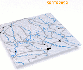 3d view of Santa Rosa