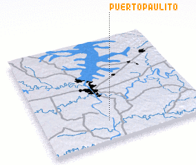 3d view of Puerto Paulito