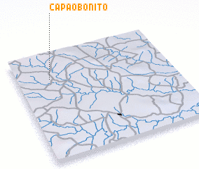 3d view of Capão Bonito