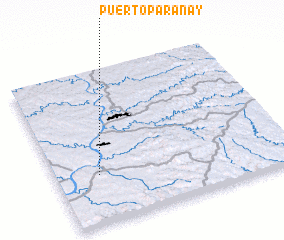 3d view of Puerto Paranay