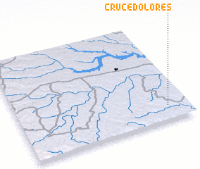 3d view of Cruce Dolores