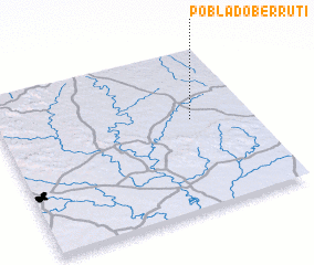 3d view of Poblado Berruti