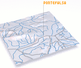 3d view of Ponte Falsa