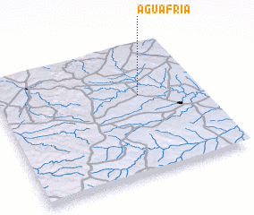 3d view of Água Fria