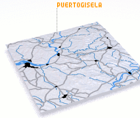 3d view of Puerto Gisela