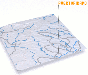 3d view of Puerto Pirapó