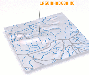 3d view of Lagoinha de Baixo