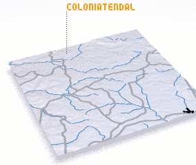 3d view of Colonia Tendal
