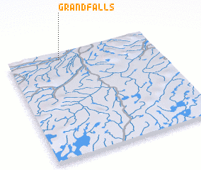 3d view of Grand Falls