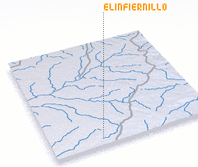 3d view of El Infiernillo