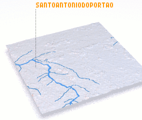 3d view of Santo Antônio do Portão