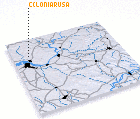 3d view of Colonia Rusa