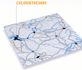 3d view of Colonia Tacuarí