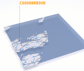 3d view of Cook Harbour