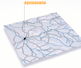 3d view of Aquidauana