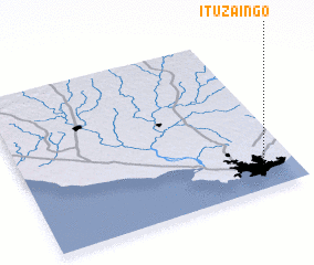 3d view of Ituzaingó