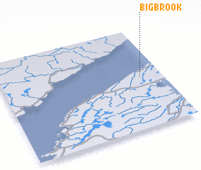 3d view of Big Brook