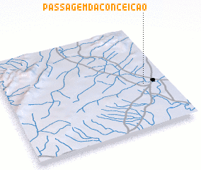 3d view of Passagem da Conceição