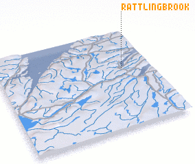 3d view of Rattling Brook