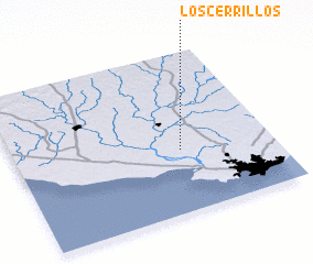 3d view of Los Cerrillos