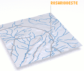 3d view of Rosário Oeste