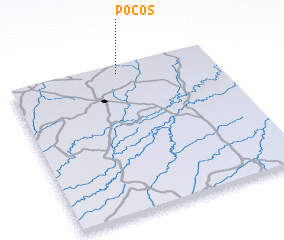 3d view of Poços