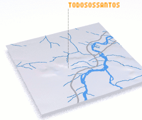 3d view of Todos-os-Santos