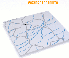 3d view of Fazenda Santa Rita