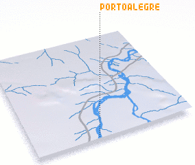 3d view of Pôrto Alegre