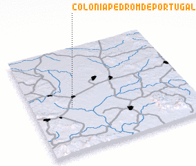 3d view of Colonia Pedro M. de Portugal