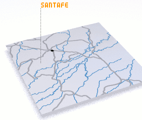 3d view of Santa Fé