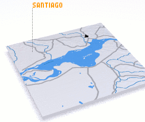 3d view of Santiago