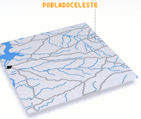 3d view of Poblado Celeste