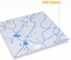 3d view of Pôrto Novo