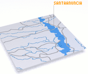 3d view of Santa Anuncia