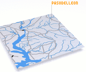 3d view of Paso del León