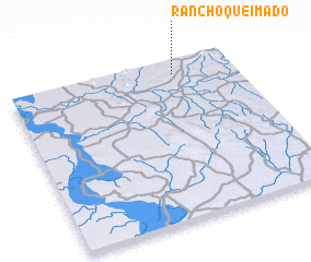 3d view of Rancho Queimado