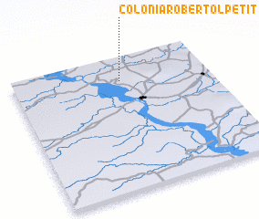 3d view of Colonia Roberto L. Petit