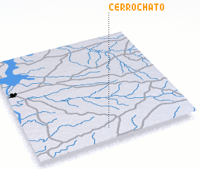 3d view of Cerro Chato