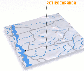 3d view of Retiro Carandá