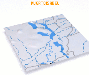 3d view of Puerto Isabel