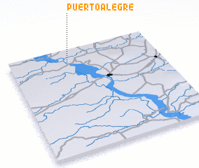 3d view of Puerto Alegre